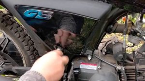 Как снять сиденье на мопеде Альфа