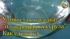 Уловистая насадка - "плавающая кукуруза". Как сделать?
