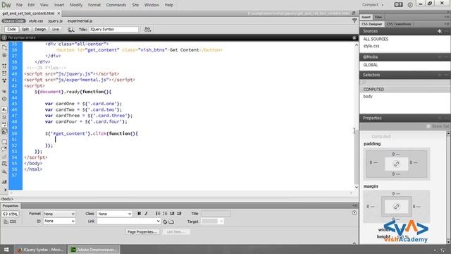 Get and Change element content dynamically - Learn JQuery in Hindi смотреть онлайн