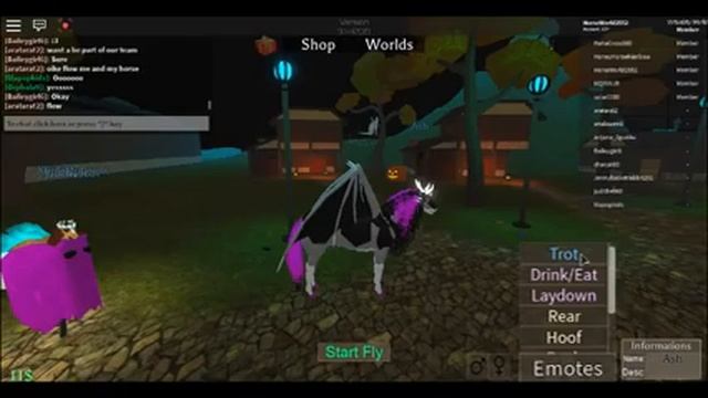 Horse World Update! (Halloween Theme+Snake Horse+Ghost Horse) [ROBLOX]