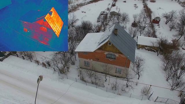 Тепловизионная аэросъемка частного дома смотреть онлайн