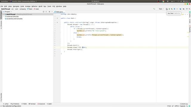 How stop a thread in java ? смотреть онлайн