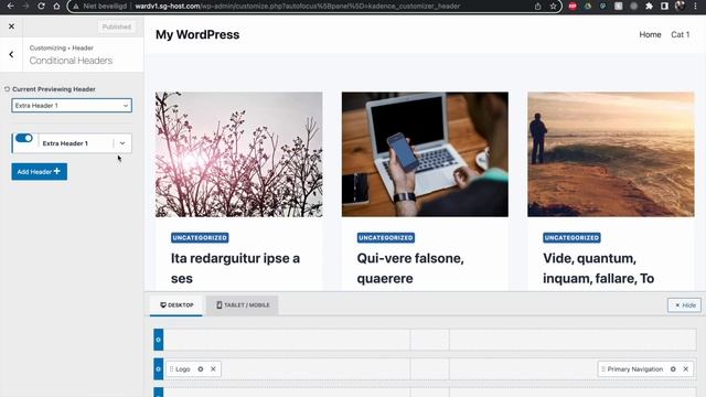 How to Create Conditional & Custom Headers with the Kadence Pro Theme - Unlimited possibilities ? смотреть онлайн