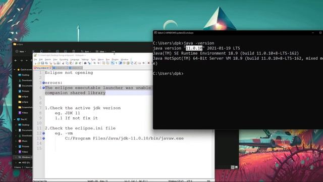 Fix Eclipse Errors | Incompatible JVM | unable to locate shared library смотреть онлайн