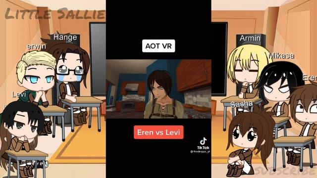 AOT reacts to... ||FUNNY||AOT VR|| Some Manga spoilers|| Attack On Titan смотреть онлайн