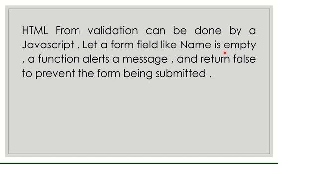 Form Validation in JavaScript смотреть онлайн