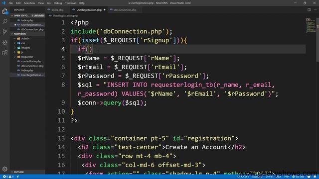 Registration Form Online Service Management System PHP Project (Hindi) смотреть онлайн