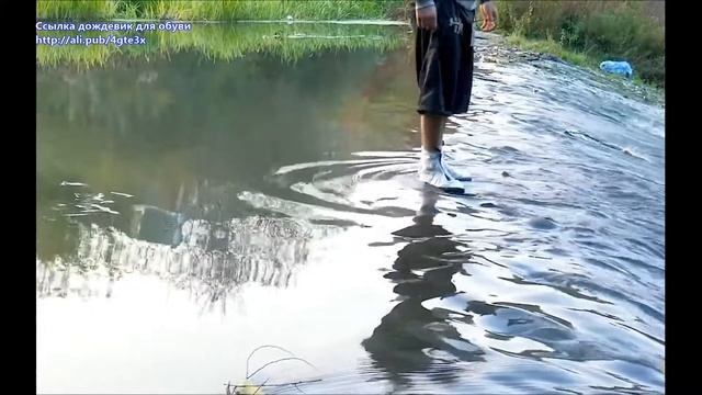 Высококачественная водонепроницаемая защита для обуви от воды. Видео обзор #Aliexpress смотреть онлайн