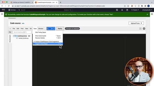 6 CodeWhisperer Examples You Must See In AWS Lambda Console смотреть онлайн