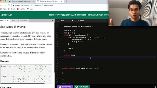 Reverse words in a string ?♂️ In-place algorithm explained. Leetcode 186, 151, 557 смотреть онлайн