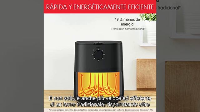 Short Moulinex Easy Fry Essential Ez1308 Friggitrice Ad Aria Calda Con Poco O Senza Olio Comand смотреть онлайн