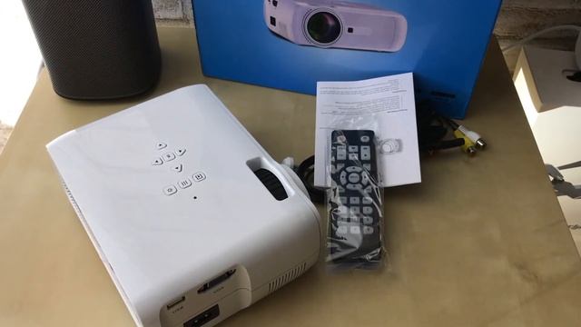 LED-Beamer FULL HD Unboxing 3000 Lumen 3D Funktion deutsch/german смотреть онлайн