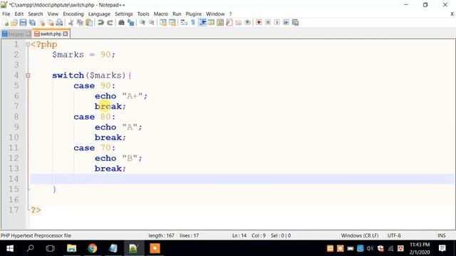 PHP Switch Statement : php Tutorial for Beginners Bangla - 4 смотреть онлайн