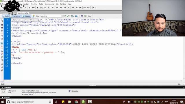 episode 4 php - part 1 - Récupérer les infos d'un formulaire en php ? смотреть онлайн