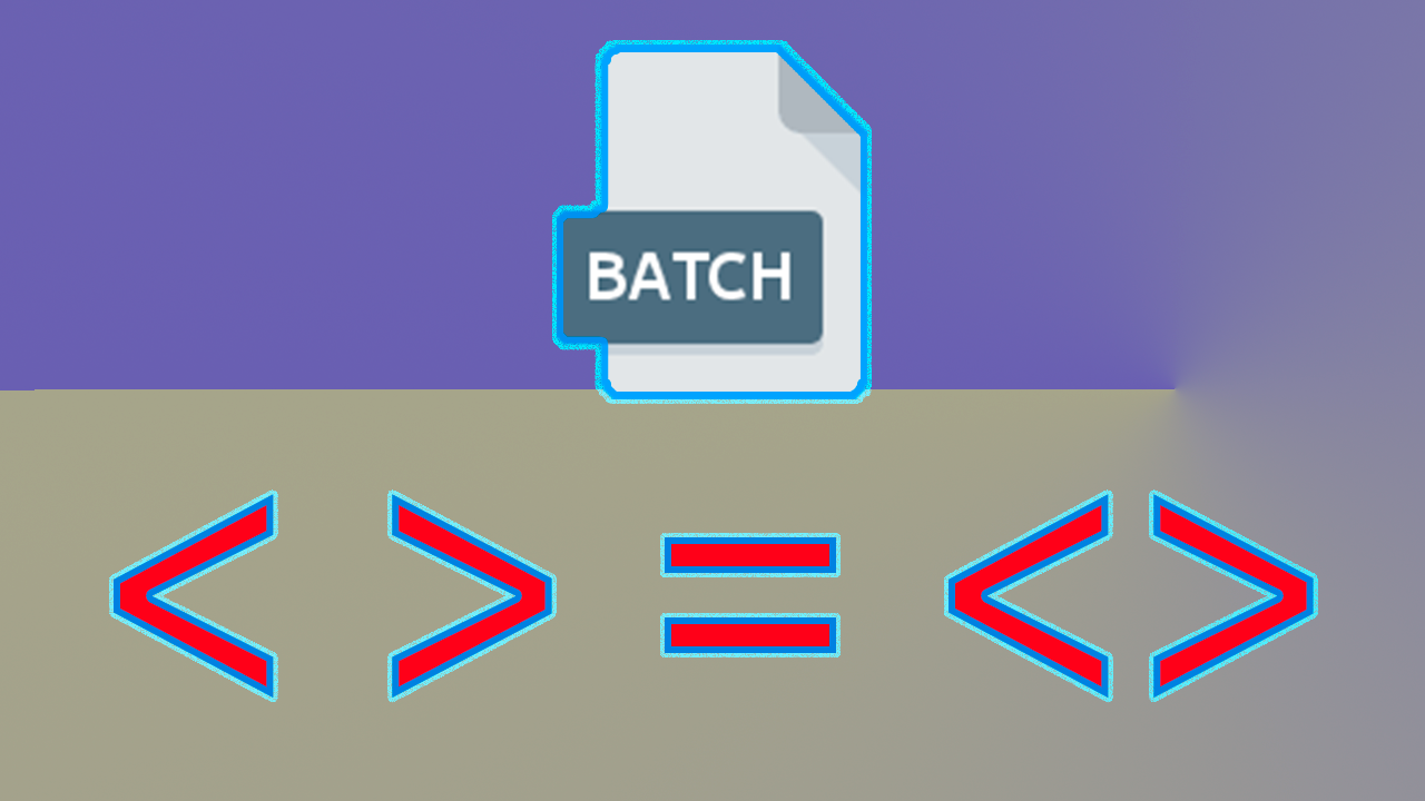 Какие операторы для сравнения есть в batch смотреть онлайн