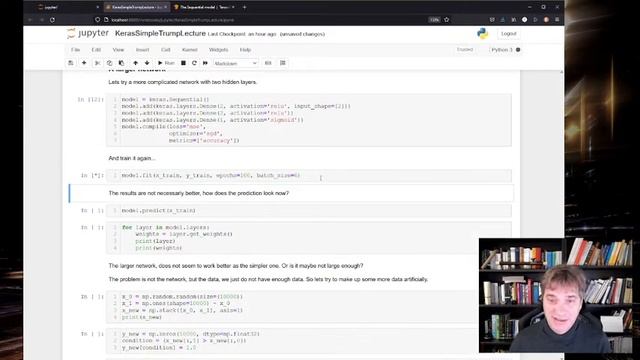 DL4G Neuronal Networks 03: Keras Introduction смотреть онлайн