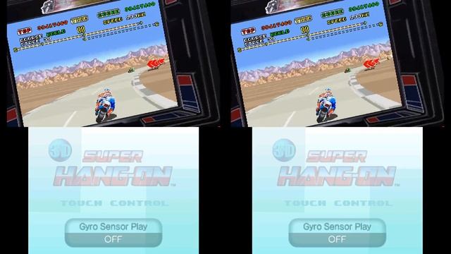 Nintendo 3DS Gameplay - 3D Super Hang-On (Cross-eye 3D) смотреть онлайн