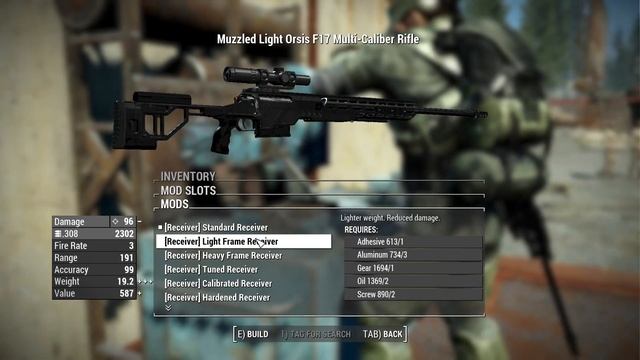 Fallout 4 Mod Review: Orsis 17 Sniper Rifle смотреть онлайн