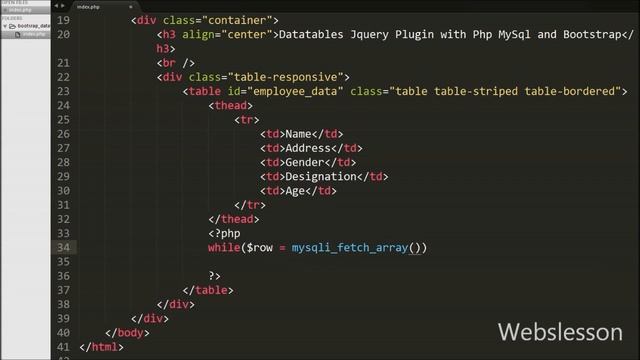 Datatables Jquery Plugin with Php MySql and Bootstrap Pagination смотреть онлайн