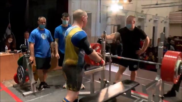 Konstantin Musienko - 1035,5 kg total - 93 kg - National Ukrainian Championships 2021 - IPF смотреть онлайн