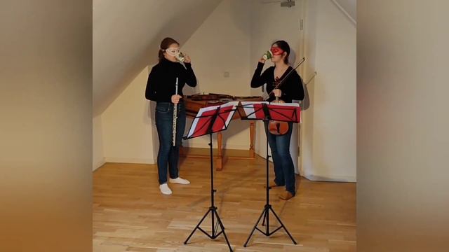Duo Wandervogel, Mariya Miliutsyna (flute) & Anna Dmitrieva (violin): music by Bach & Kaunzner смотреть онлайн