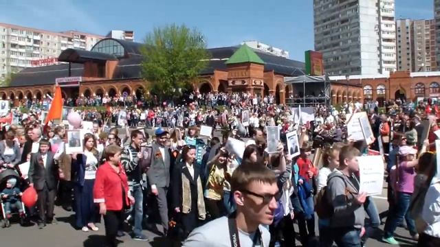 2015 город Дзержинский БЕССМЕРТНЫЙ ПОЛК 9 мая оператор Николай Черногорец смотреть онлайн