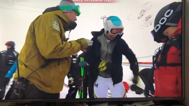 Tragic Fall Henrik Von Appen Men’s Alpine Combined Downhill Sweden Skiing 2019