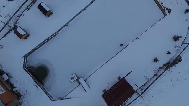 Відпочинок в Карпатах - аерозйомка приватної садиби 