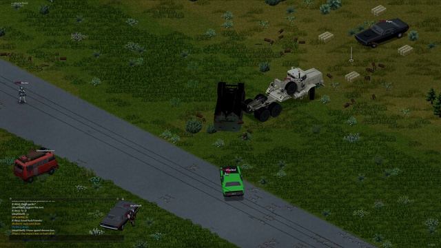 Project Zomboid | flip a heavy trailer - car destroyed смотреть онлайн
