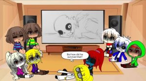 Undertale react to Horrortale memes