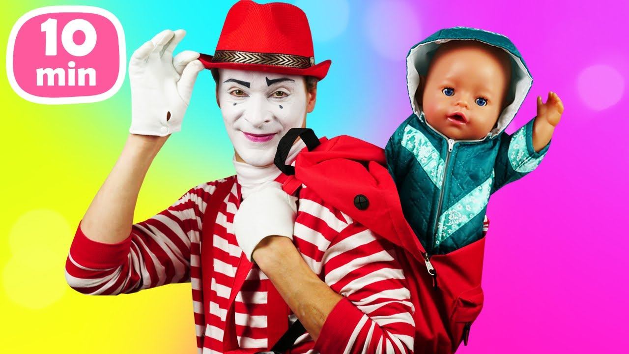 Смешные видео - Куда делась Беби Бон? Игры для девочек в дочки матери с Baby Born смотреть онлайн