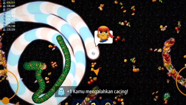 Wormzon.io }}batik Color Snake Best Gameplay #gaming #9644