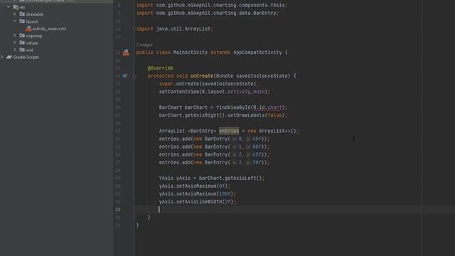 Android Charts | Bar Chart | MP Android Chart | Android Studio 2023 смотреть онлайн