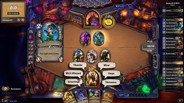 ARENAGOONS UND DER OVERWOLF (MARU) - HEARTHSTONE: ARENA - MEAN STREETS OF GADGETZAN - Dhalucard смотреть онлайн
