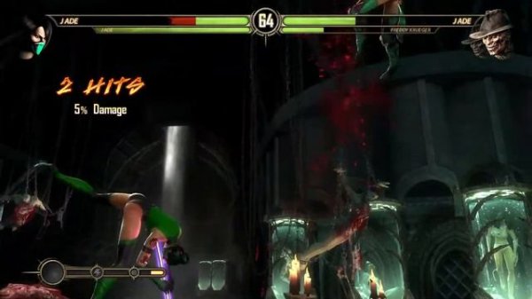 Mortal Kombat 9 LIVE Gameplay Expert Tag Ladder Jade & Classic jade