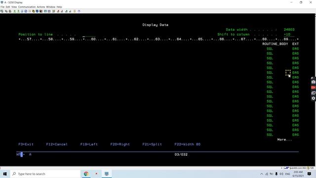 SYSROUTINE - SYSPROCS - SYSFUNCS in IBm i DB2 AS400 смотреть онлайн