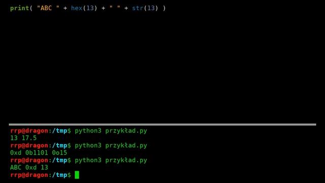 LPES #02.4: Python – napisy (i liczby) смотреть онлайн