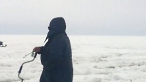 Yamaha Viking в наледи на Зелёнке