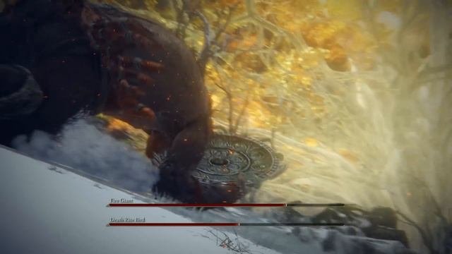 ELDEN RING BOSS VS. BOSS: Fire Giant VS. Death Rite Bird! смотреть онлайн