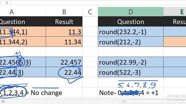 Round function in MS Excel | Microsoft Excel round formula | Round formula in excel смотреть онлайн