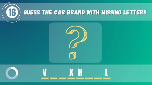 GUESS THE CAR BRAND WITH MISSING LETTERS - EDQUIZ CHALLENGE смотреть онлайн