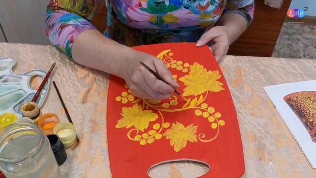 Мастер-класс "Золотая хохлома" смотреть онлайн