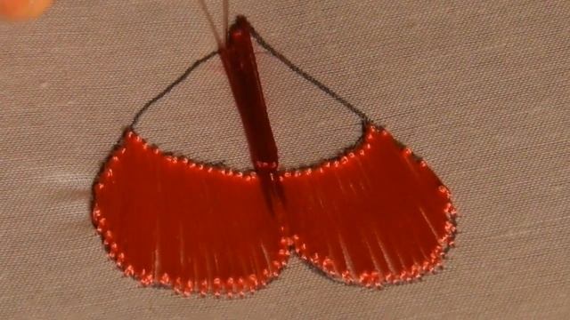 Heart Shape Stitch - Using Long and Short Stitch смотреть онлайн