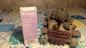 Танк тигр-2 из пластилина, мини обзор