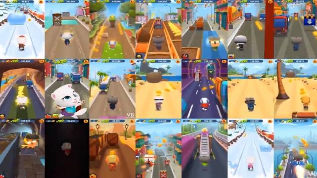 Talking Tom Gold Run - Activate 18 characters in the game can not be more wonderful смотреть онлайн