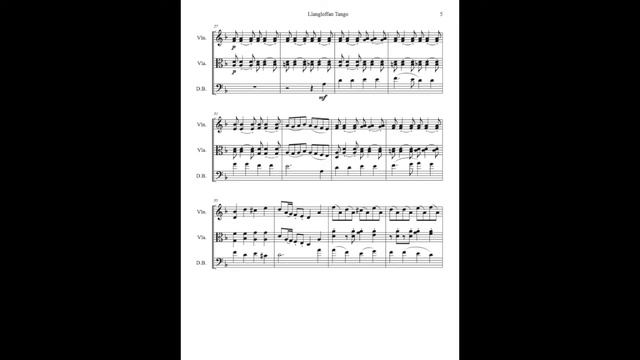 "Llangloffan Tango" for violin, viola, and double bass, arranged by Jason A. Heald смотреть онлайн