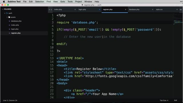 Create a PHP Login Script смотреть онлайн