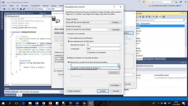 Tutorial 1 C# ADO.NET Visual Studio SqlServer смотреть онлайн