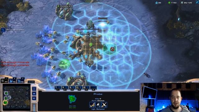 Старкрафт 2 - Протоссы Гайд - Шаг 1 - 200 ЛИМИТА за 7 минут! смотреть онлайн