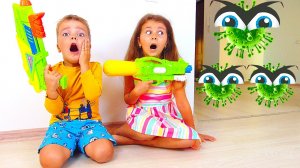 Милана и папа история для детей про вирусы